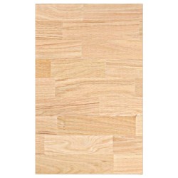Plan de travail de cuisine bois de chêne massif rectangulaire 