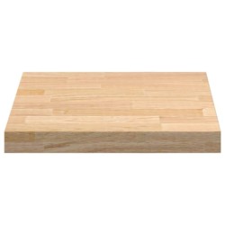 Plan de travail de cuisine bois de chêne massif rectangulaire 