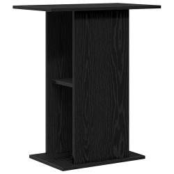 Support pour aquarium chêne noir 60,5x36x72,5 cm 