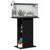 Support pour aquarium chêne noir 60,5x36x72,5 cm 