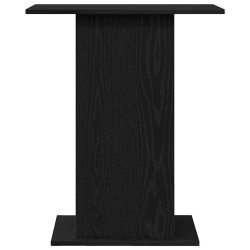 Support pour aquarium chêne noir 60,5x36x72,5 cm 