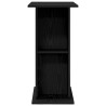 Support pour aquarium chêne noir 60,5x36x72,5 cm 