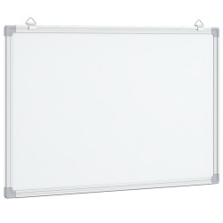 Tableau blanc magnétique 40x30x1,7 cm aluminium 