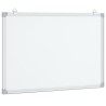 Tableau blanc magnétique 40x30x1,7 cm aluminium 