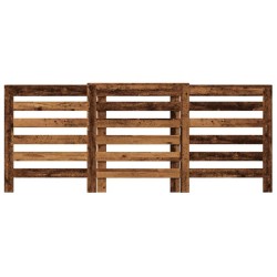 Cache-radiateur vieux bois 205x21,5x83,5 cm bois d'ingénierie 