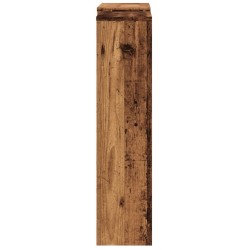 Cache-radiateur vieux bois 205x21,5x83,5 cm bois d'ingénierie 