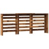 Cache-radiateur vieux bois 205x21,5x83,5 cm bois d'ingénierie 
