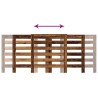Cache-radiateur vieux bois 205x21,5x83,5 cm bois d'ingénierie 