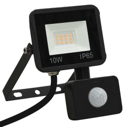 Projecteur à LED avec capteur 10 W Blanc chaud  