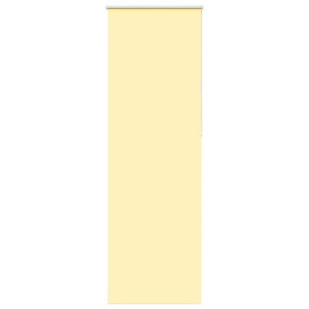 Store enrouleur occultant jaune largeur du tissu 70,7 cm 