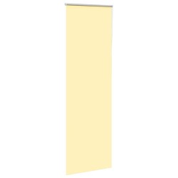 Store enrouleur occultant jaune largeur du tissu 70,7 cm 