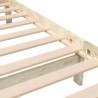 Cadre de lit sans matelas bois massif 