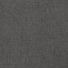 Chaise de relaxation avec repose-pied Gris foncé Tissu 