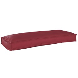 Coussins de palette pour banc 2 pcs Rouge vin 100x40x8 cm Tissu Oxford 