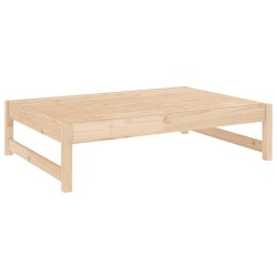 Salon de jardin 2 pcs bois de pin massif 