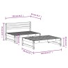 Salon de jardin 2 pcs bois de pin massif 