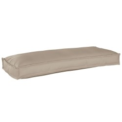 Coussins de palette pour banc 2 pcs Taupe 100x40x8 cm Tissu Oxford 
