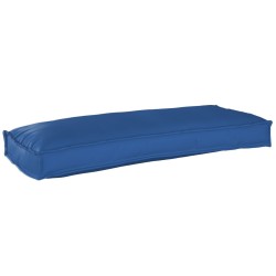 Coussins en Palette pour Banc 2 pcs Bleu Royal 100x40x8 cm Tissu Oxford 