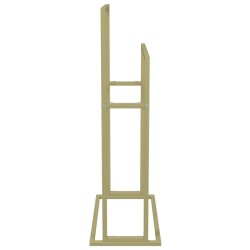 Porte-serviettes sur pied Doré 48x24x78,5 cm Fer 
