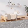 Lit coulissant sans matelas 2x(90x190) cm Bois de pin massif 