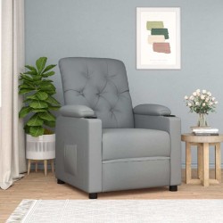 Fauteuil inclinable Gris clair Tissu 
