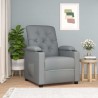 Fauteuil inclinable Gris clair Tissu 