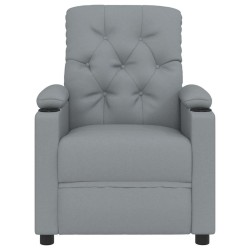 Fauteuil inclinable Gris clair Tissu 