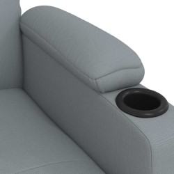 Fauteuil inclinable Gris clair Tissu 