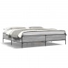 Cadre de lit sans matelas sonoma gris 180x200 cm 
