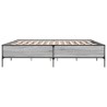 Cadre de lit sans matelas sonoma gris 180x200 cm 