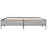 Cadre de lit sans matelas sonoma gris 180x200 cm 