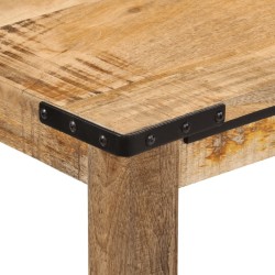Table à manger 110x55x75 cm bois de manguier massif 