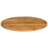 Dessus de table Ø 90x3,8 cm rond bois de manguier massif 