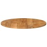 Dessus de table Ø 90x3,8 cm rond bois de manguier massif 