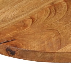 Dessus de table Ø 90x3,8 cm rond bois de manguier massif 