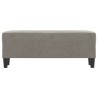 Banc Gris clair 100x35x41 cm Velours 