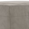 Banc Gris clair 100x35x41 cm Velours 