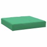 Coussins de palette lot de 3 vert tissu oxford 