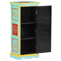 Buffet peint à la main 40x30x90 cm Bois de manguier solide 