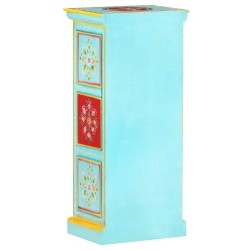 Buffet peint à la main 40x30x90 cm Bois de manguier solide 