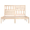 Cadre de lit sans matelas 135x190 cm bois de pin massif 