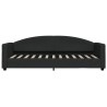 Lit de repos sans matelas noir 80x200 cm tissu 