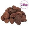 Roches volcaniques 25 kg rouge 5-8 cm 