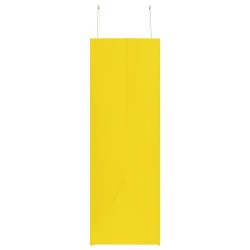 Sacs en papier 250 pcs avec poignées jaune 54x15x49 cm 