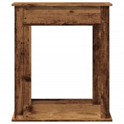 Cadre de cheminée vieux bois 75x20x87,5 cm bois d'ingénierie 