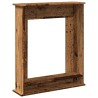 Cadre de cheminée vieux bois 75x20x87,5 cm bois d'ingénierie 