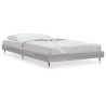 Cadre de lit sans matelas sonoma gris 100x200 cm 