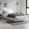 Cadre de lit sans matelas sonoma gris 100x200 cm 