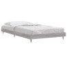 Cadre de lit sans matelas sonoma gris 100x200 cm 