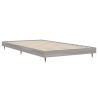 Cadre de lit sans matelas sonoma gris 100x200 cm 